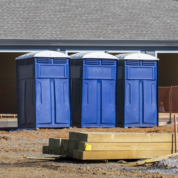 how can i report damages or issues with the porta potties during my rental period in Speedwell